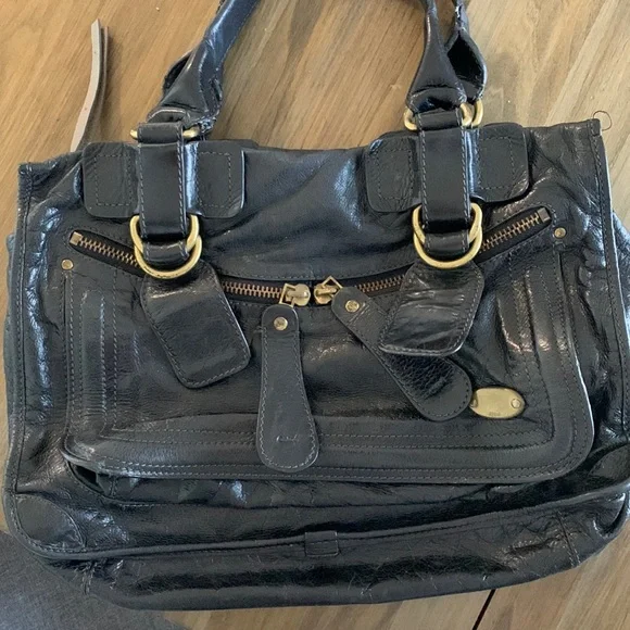 バッグ Vintage Chloe Leather Shoulder Bag y2k Chloe Vintage Buckle Shoulder Bag Review - YouTube